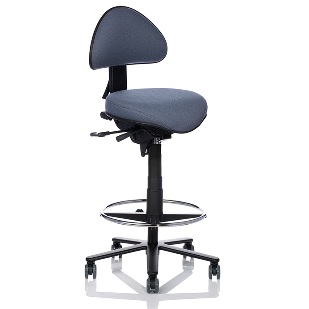 Menuet Høj Musikerstol med ryglæn og fodstøtte