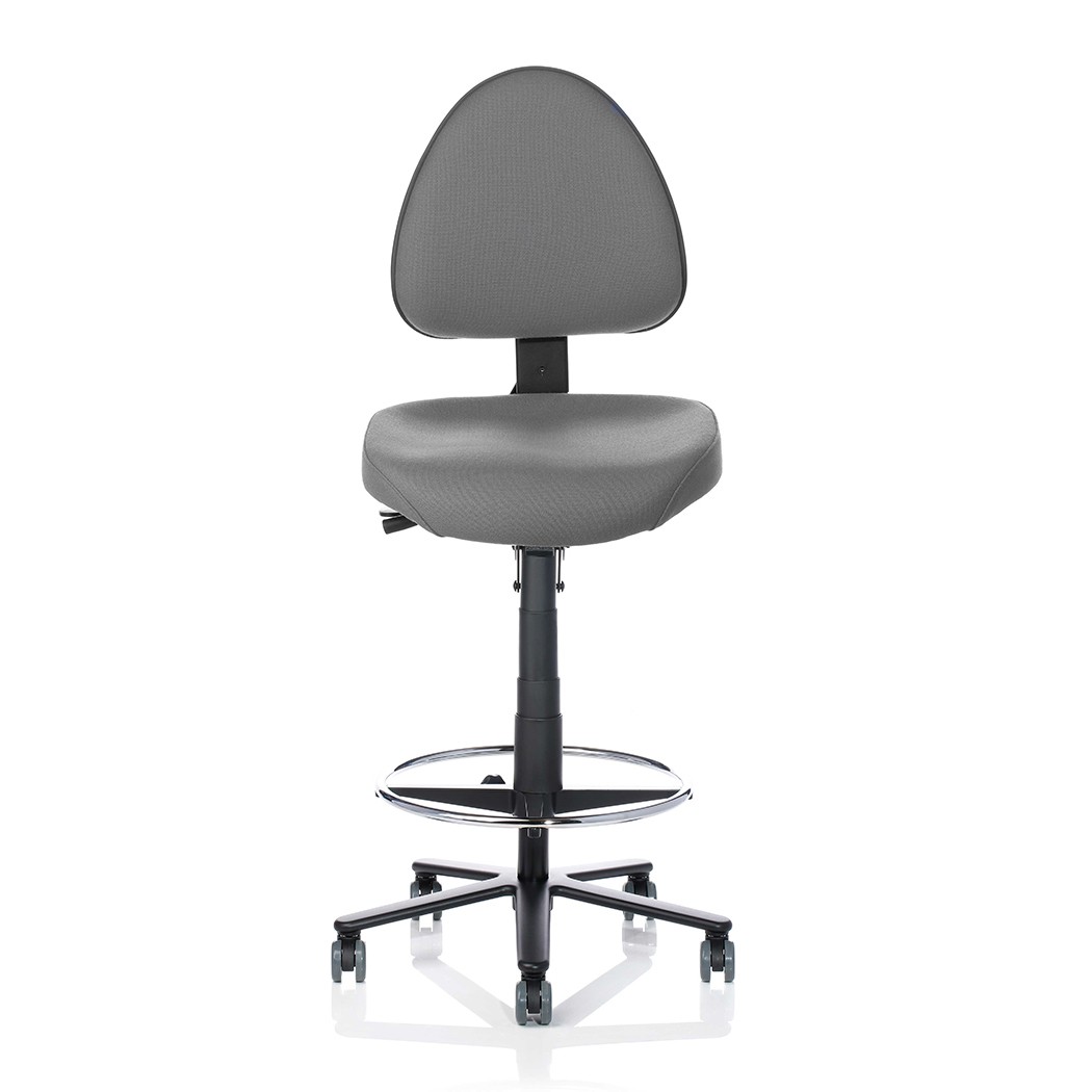 Lotus 2 Kontorstol Høj med fodstøtte, large ryg og sæde