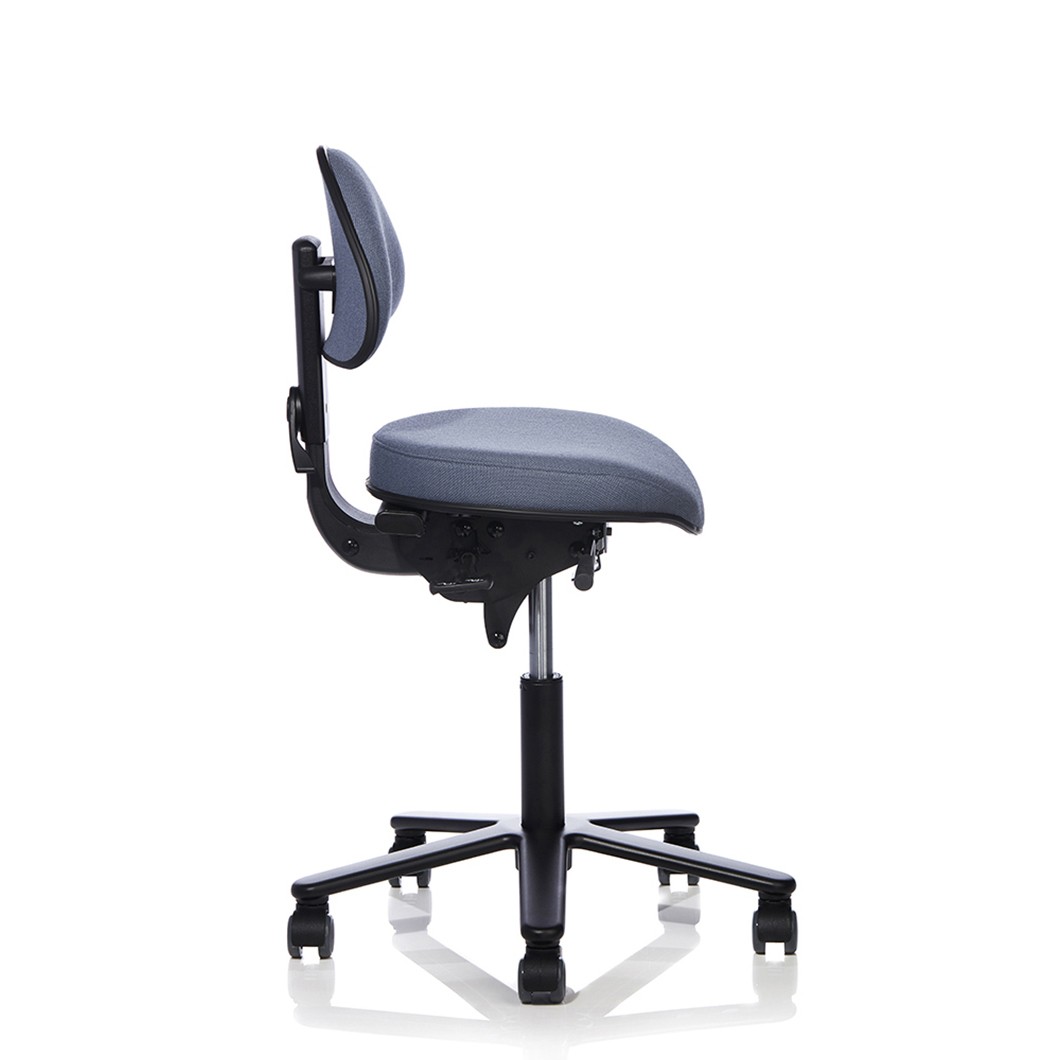 Menuet Kontorstol med ryglæn og kort sæde