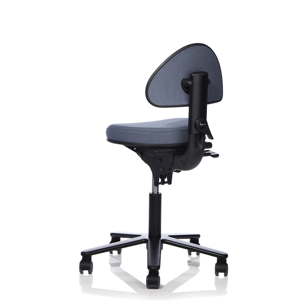 Menuet Kontorstol med ryglæn og kort sæde