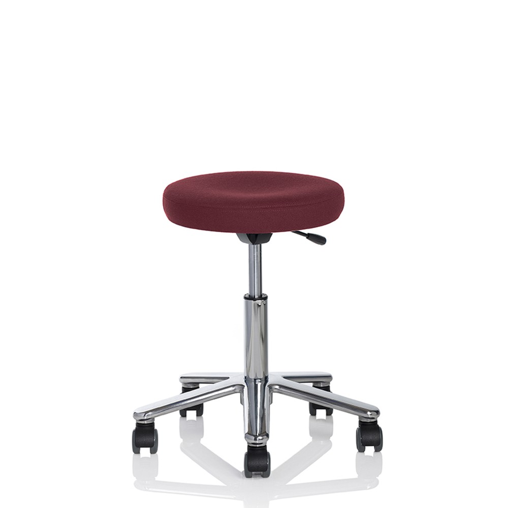 Taburet 1 Sadelstol - Arbejdstaburet på hjul