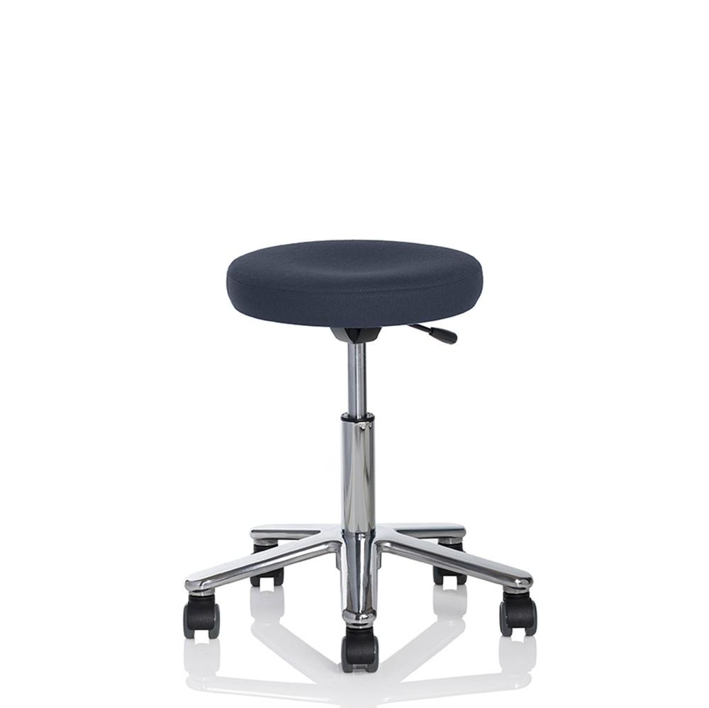 Taburet 1 Sadelstol - Arbejdstaburet på hjul