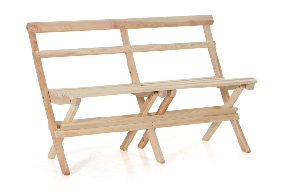 Gammeldaws lille bænk til altan og have