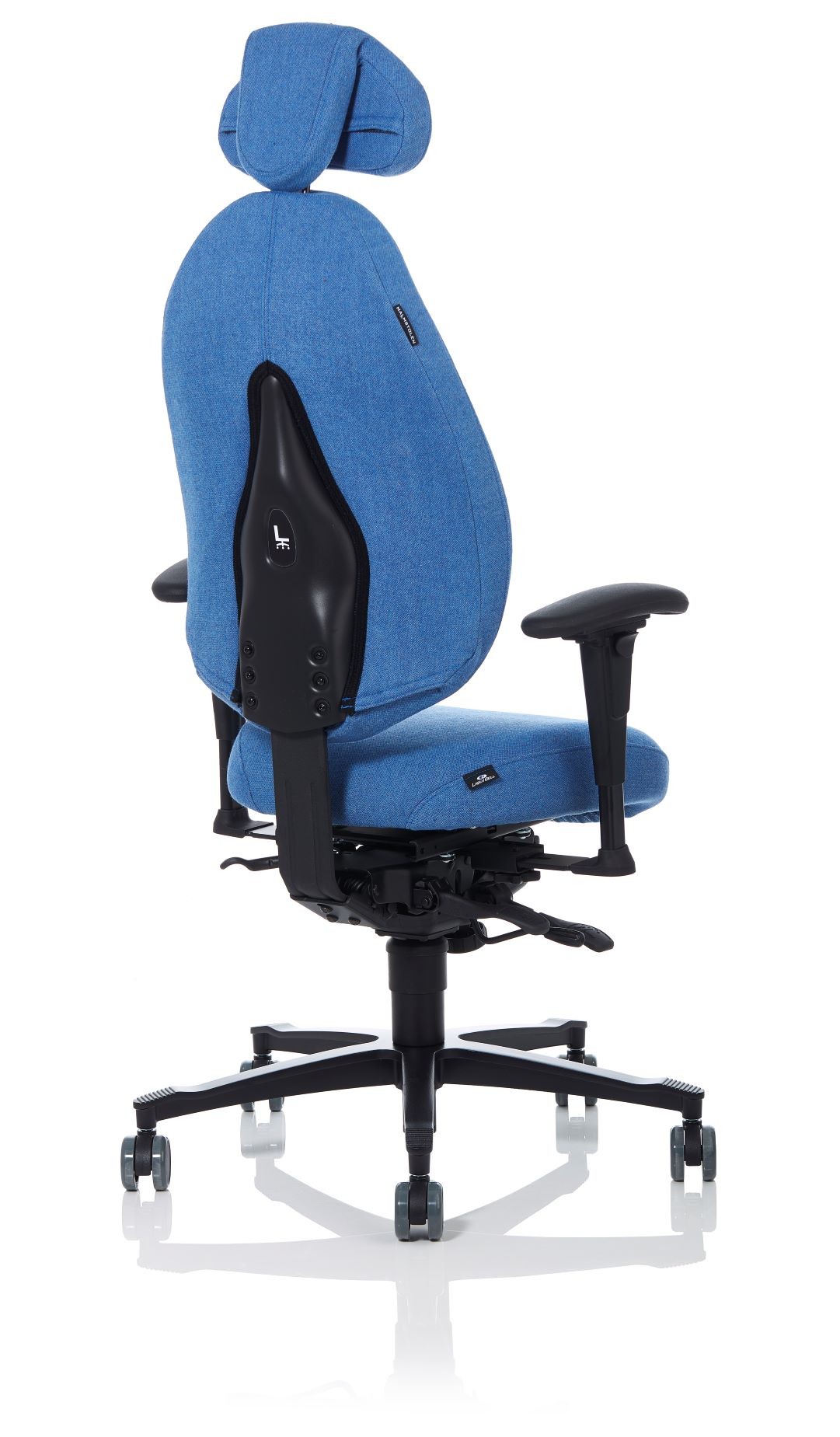 Malmstolen R4 Large Kontorstol - med høj ryg og nakkestøtte