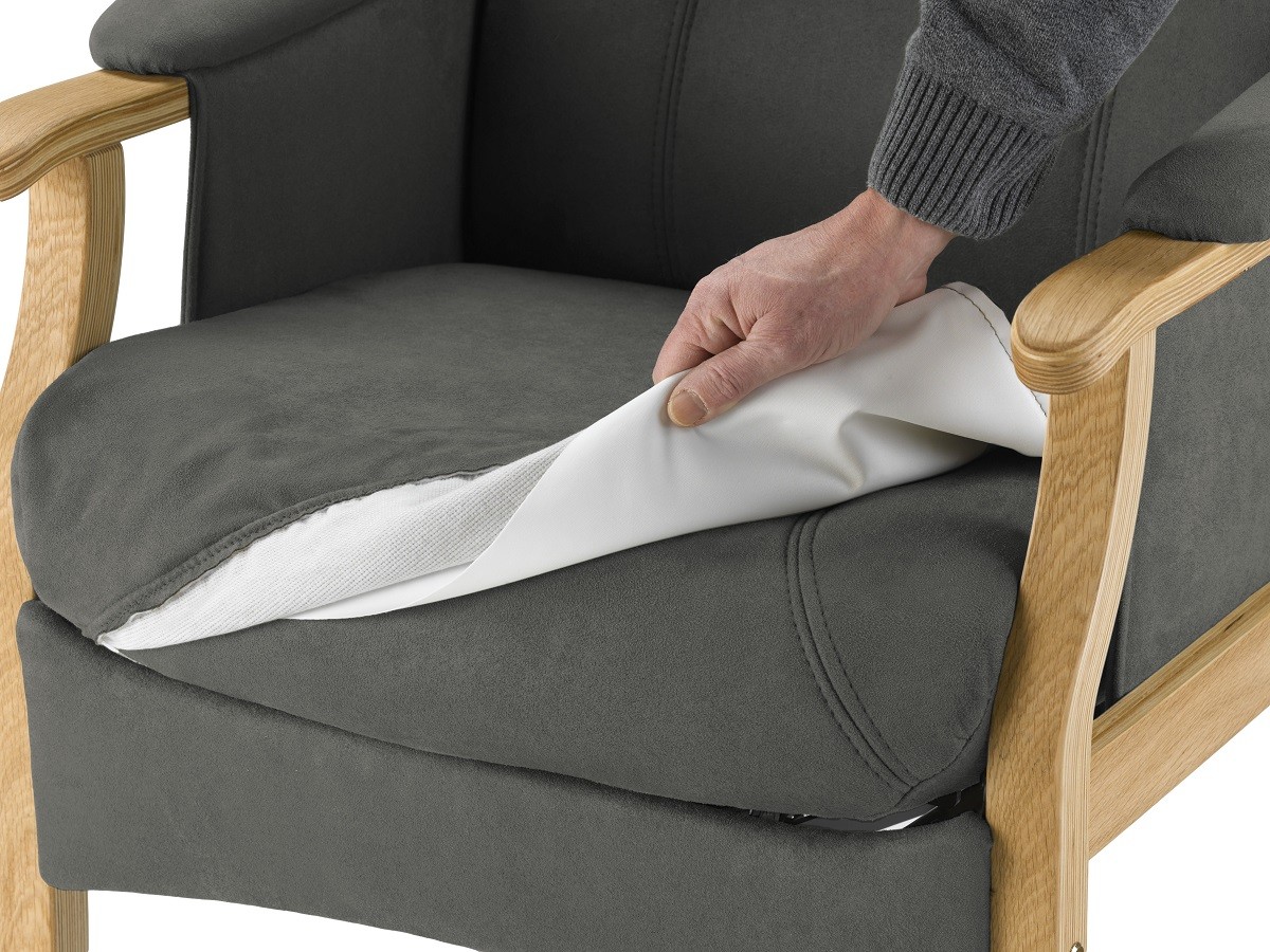 Solrød otiumstol med elektrisk sædeløft - læder