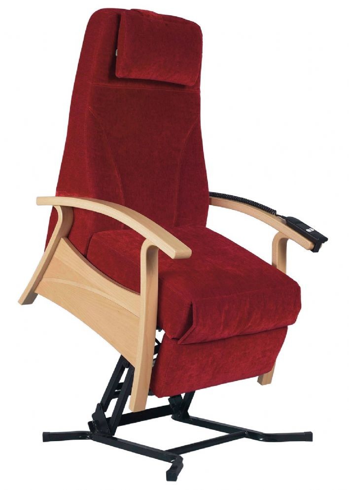Relax Lift Otiumstol kunstlæder, med elektrisk betjening og lift