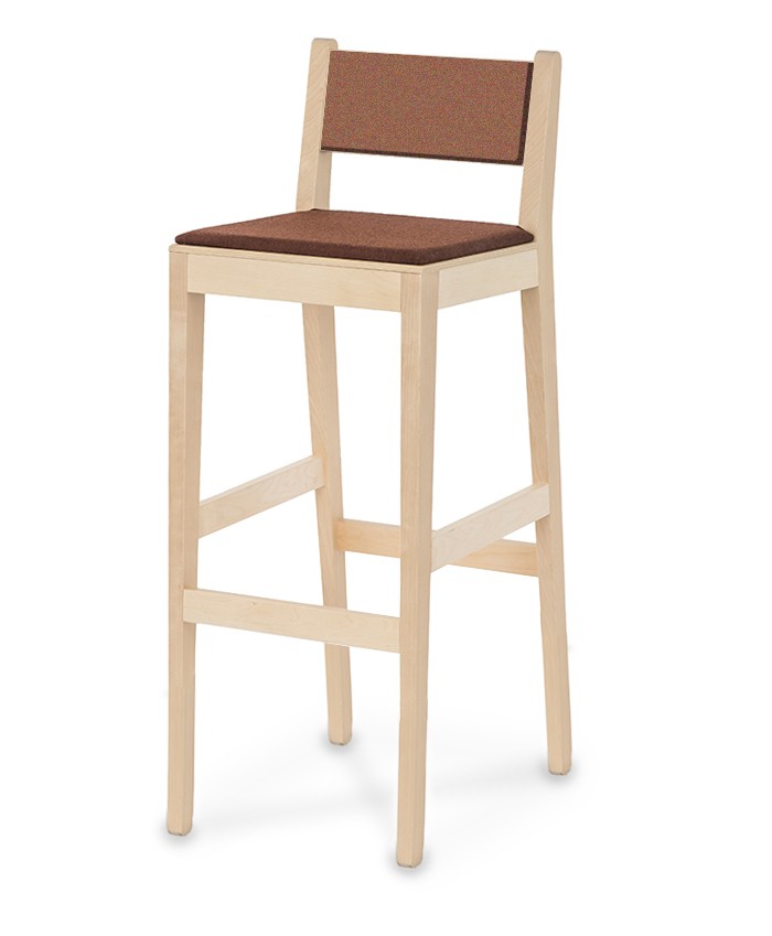 Use barstol med polstret sæde og ryg