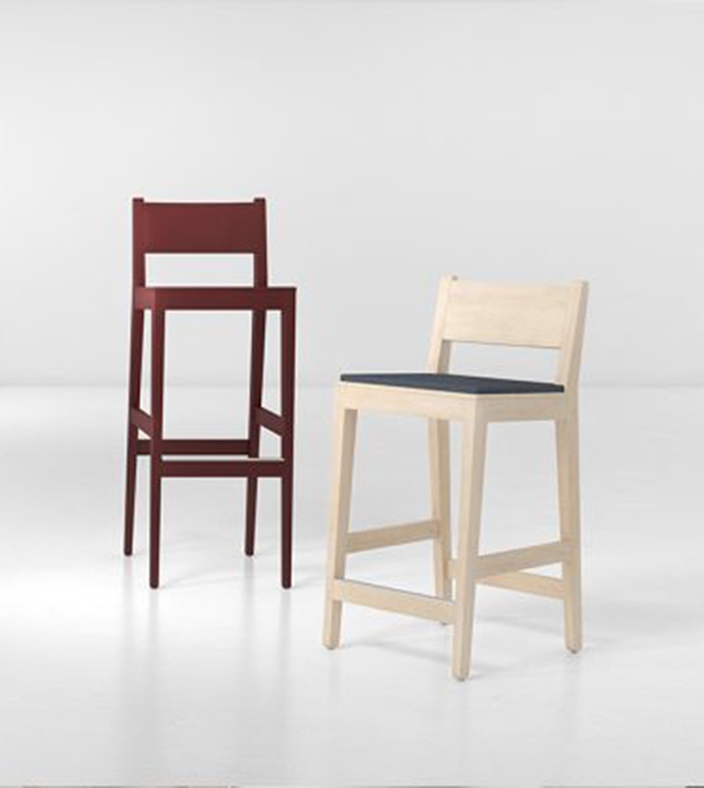 Use barstol med hynde