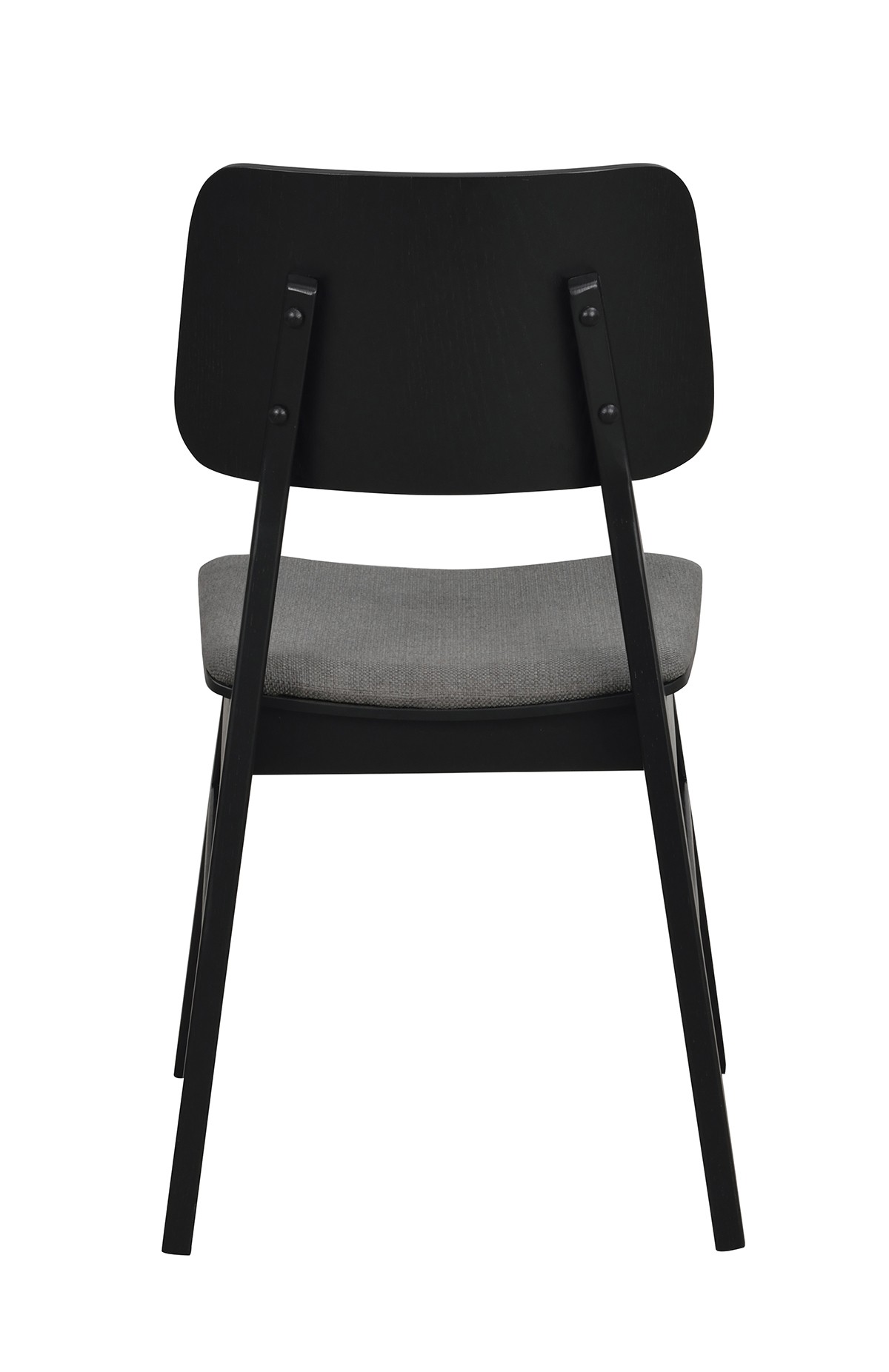 Rowico Nagano spisebordsstol sort lakeret egetræ