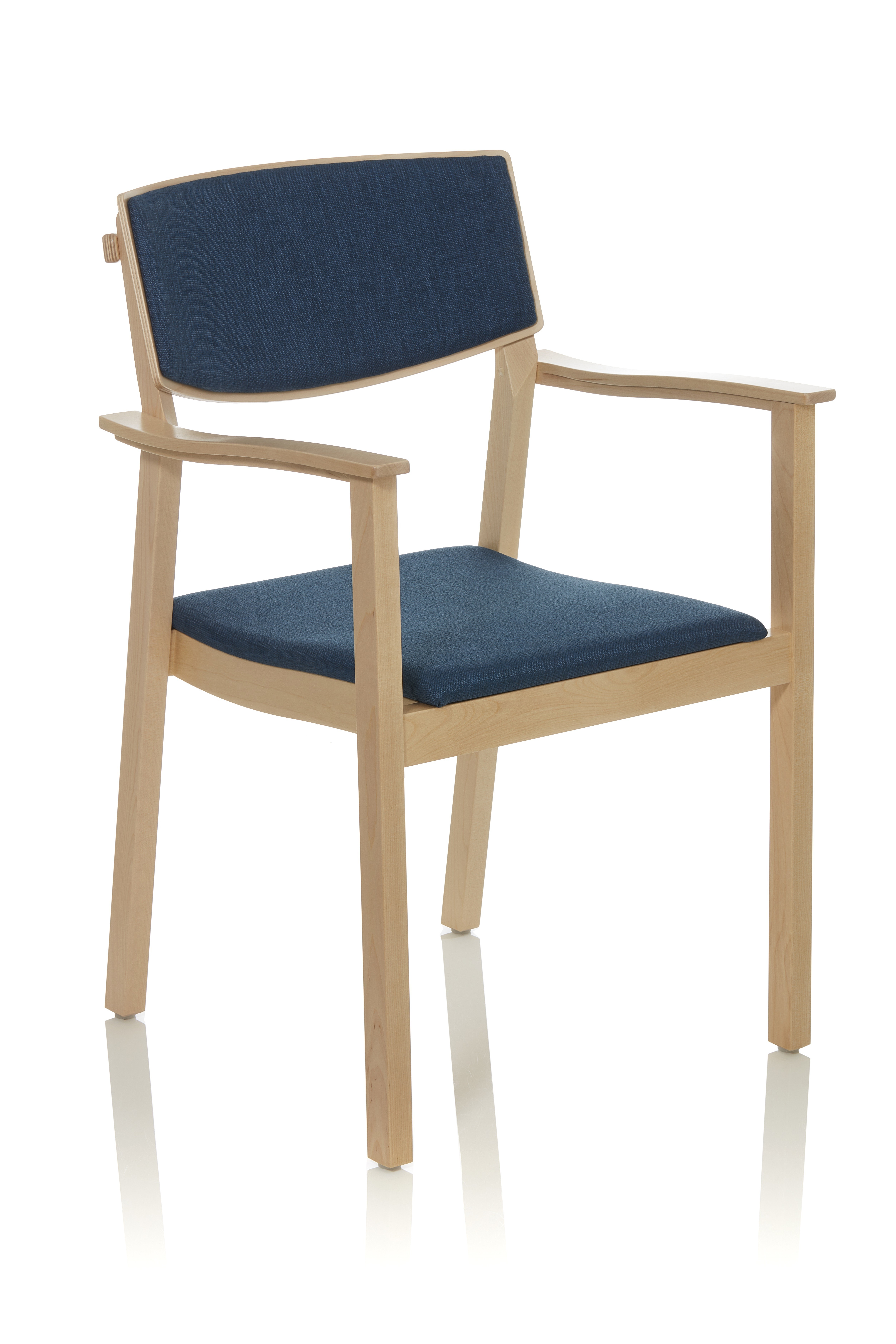 Anyday polstret sæde og ryg med armlæn – Birk