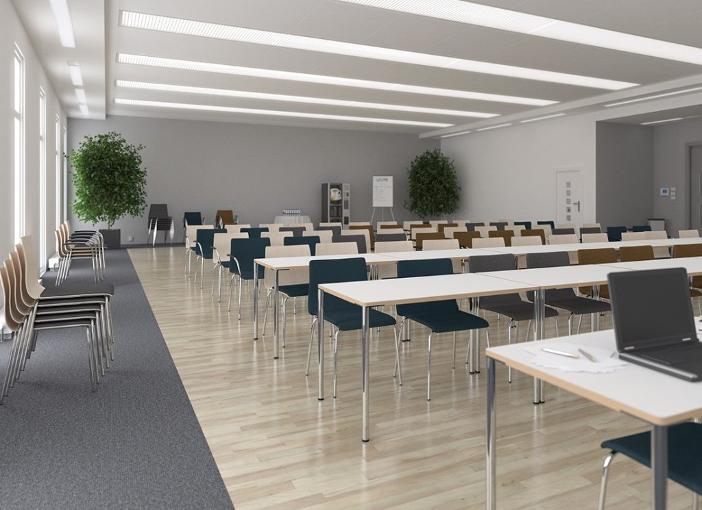 Dot mødestol med armlæn