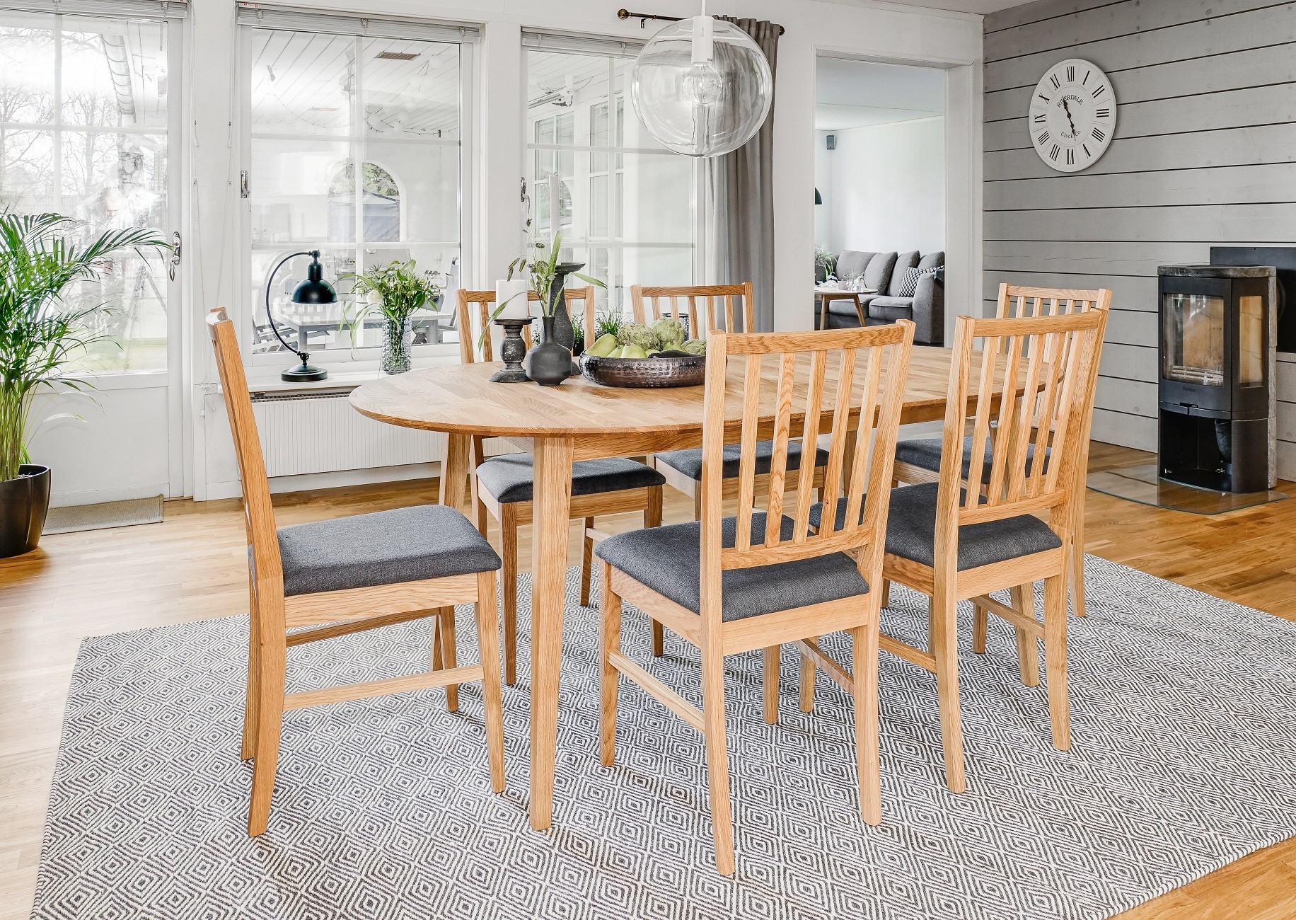 Rowico Filippa spisebordsstol i olieret eg