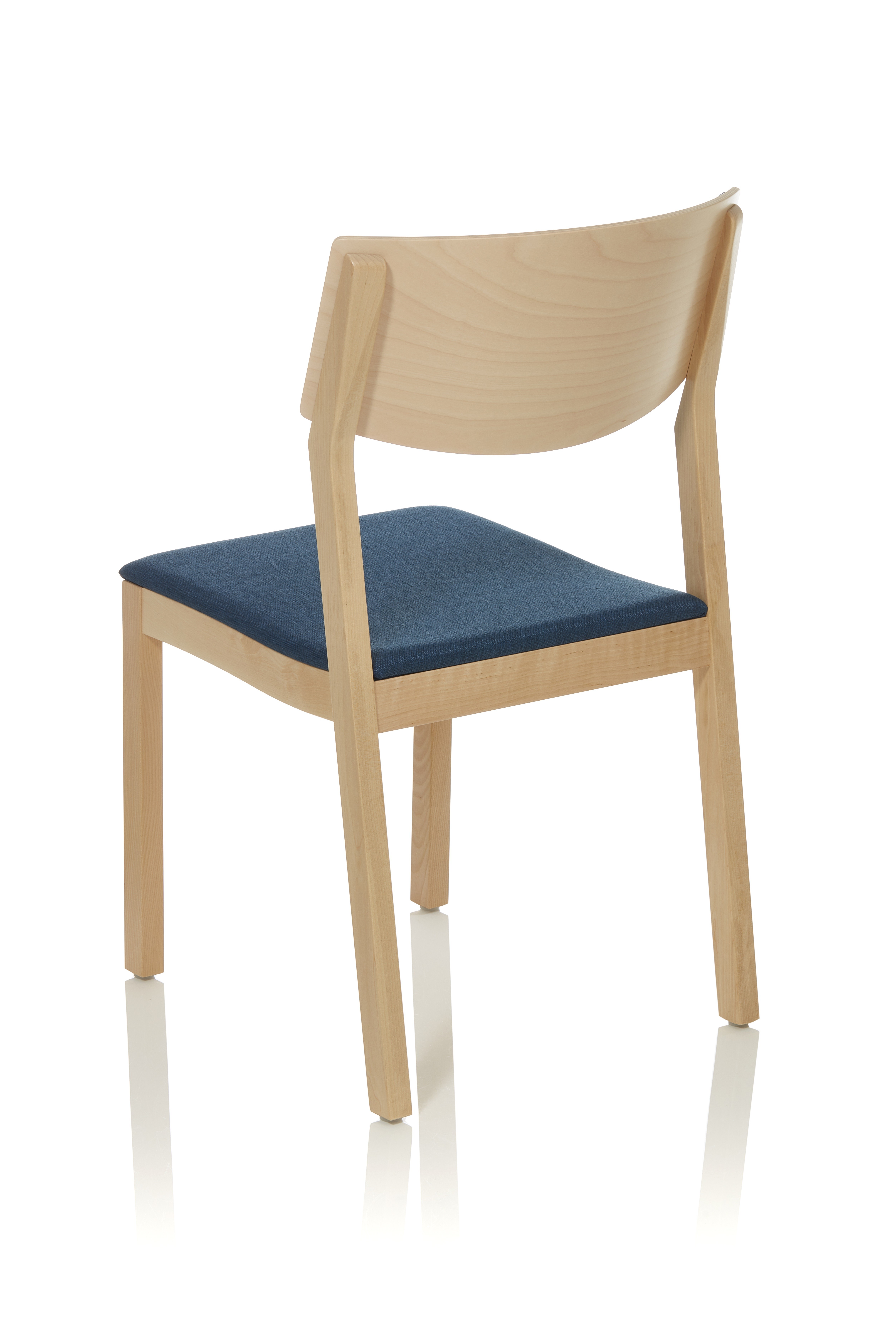 Anyday polstret sæde og ryg uden armlæn – Birk eller Eg