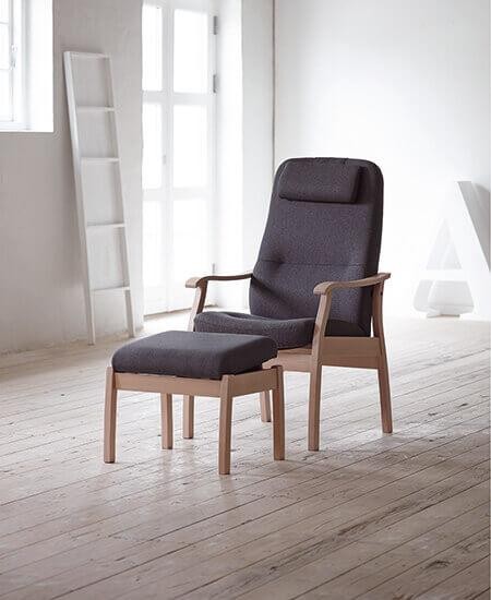 Farstrup Applaus Lænestol i stof