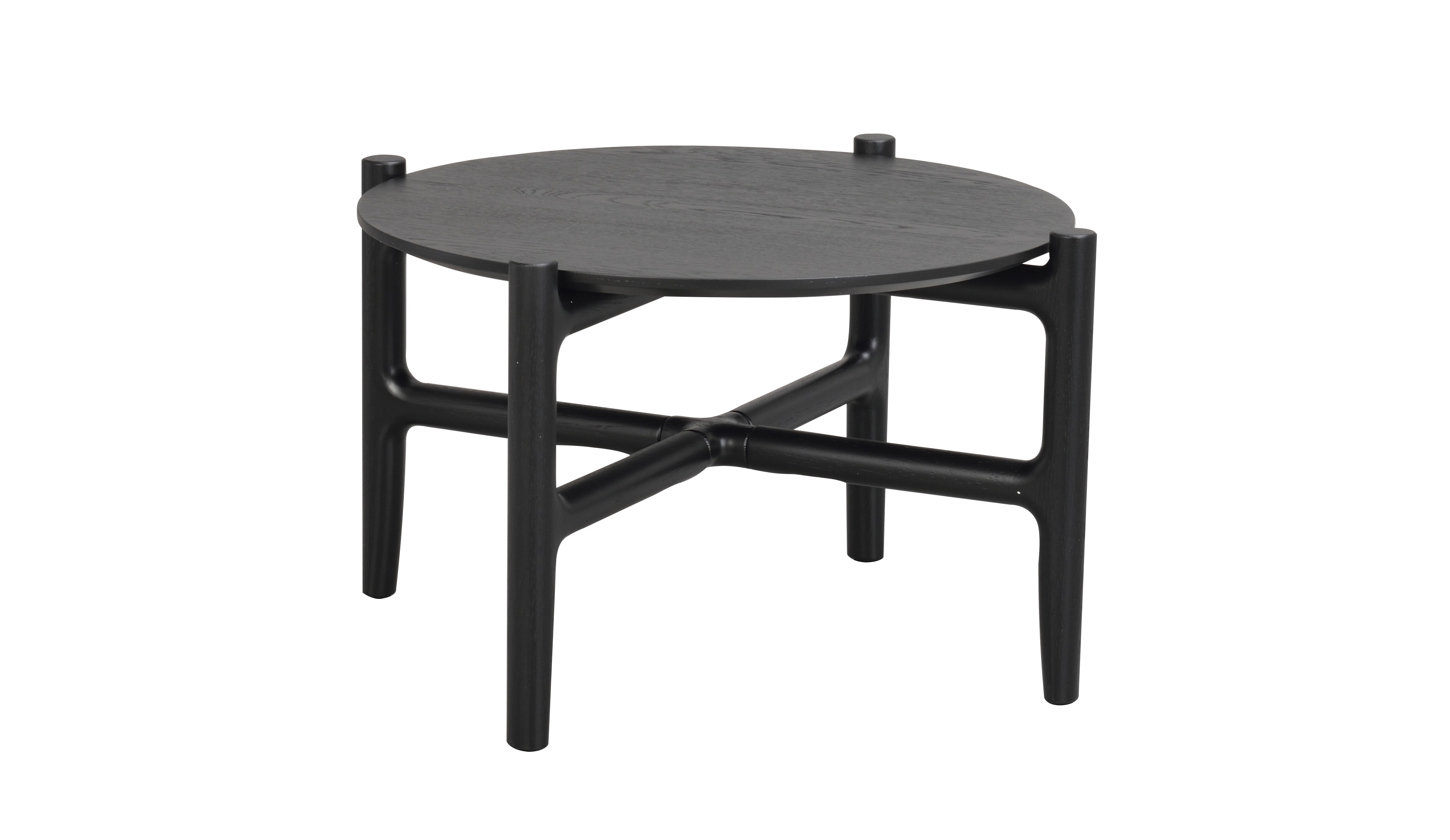 Rowico Holton kaffebord Ø55 cm i sort
