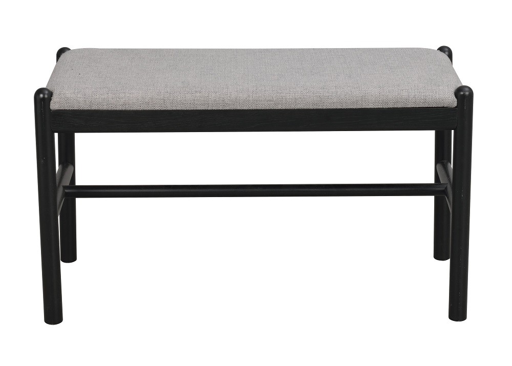 Rowico Milford bænk i 2 farver med grå sæde