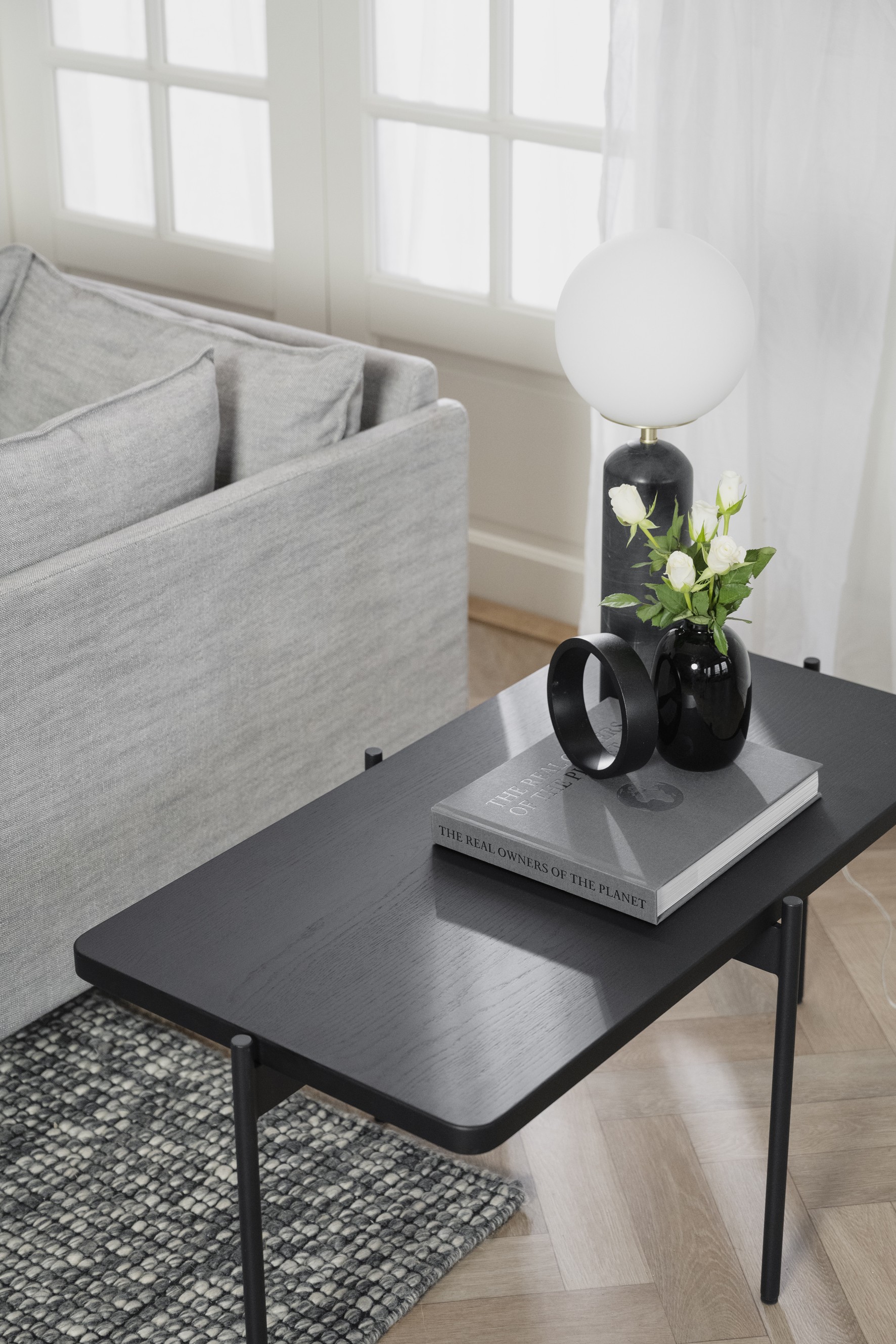 Rowico Home Shelton sofa-sidebord brun FSC mærket træ