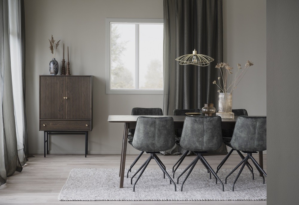 Rowico Rossport stol grøn på drejefod