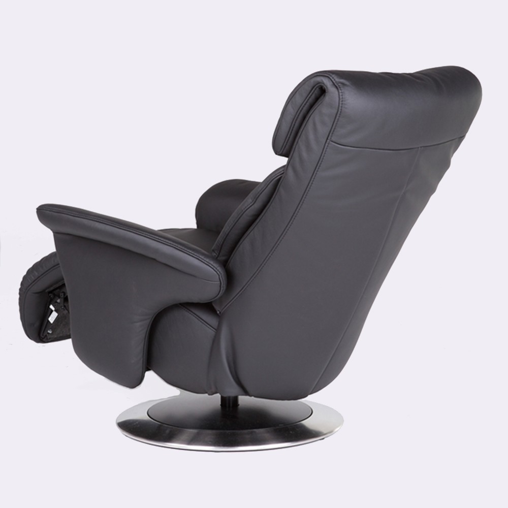 Hornbæk XL Otium Lænestol med drejefod og el-betjent lift