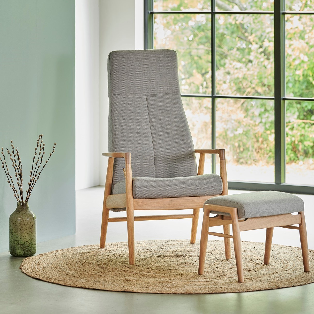 Farstrup Nobel 8900 Lænestol i stof