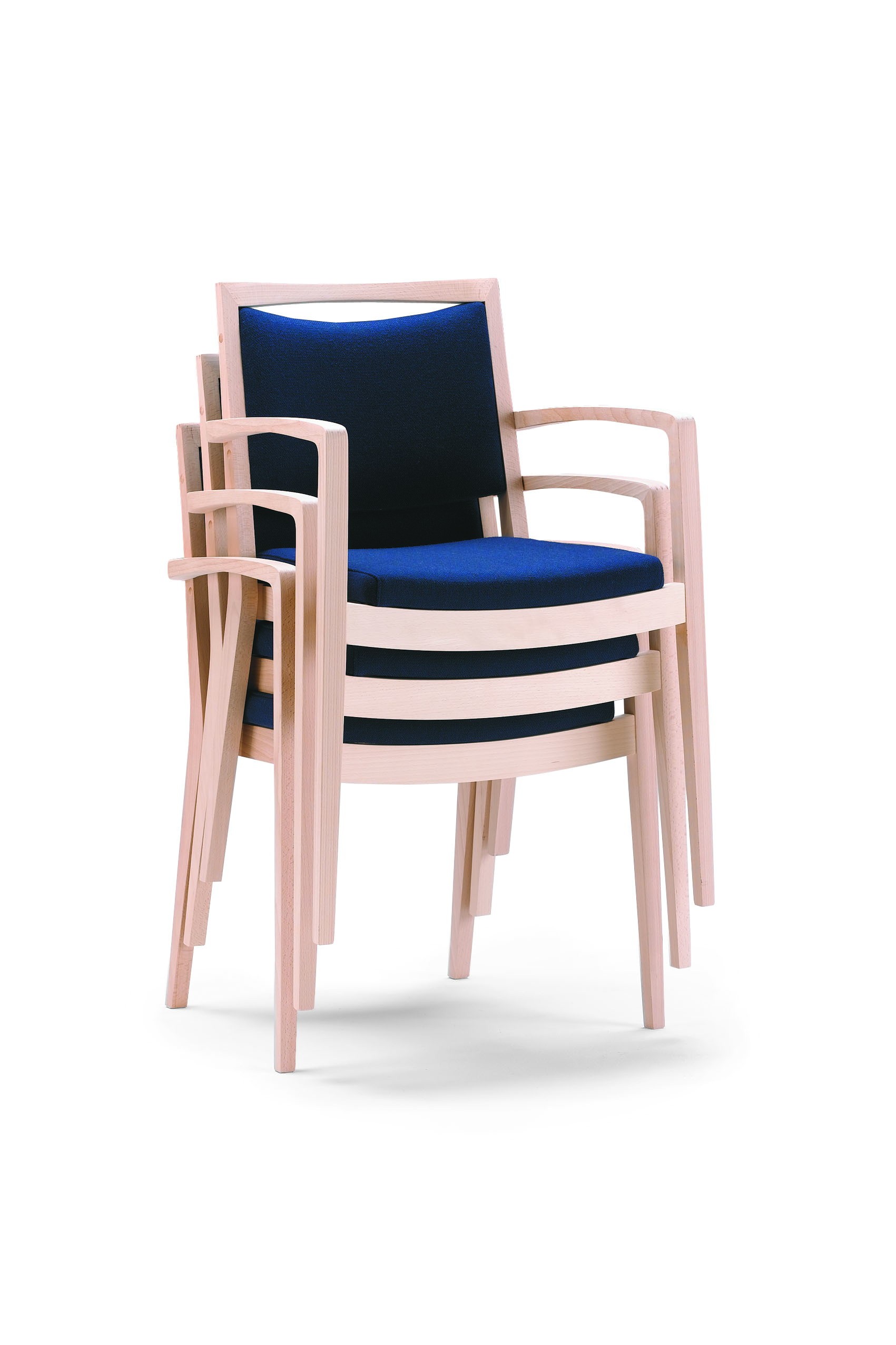 Schou Andersen 7014 Spisebordsstol med rygbøjle - Stof