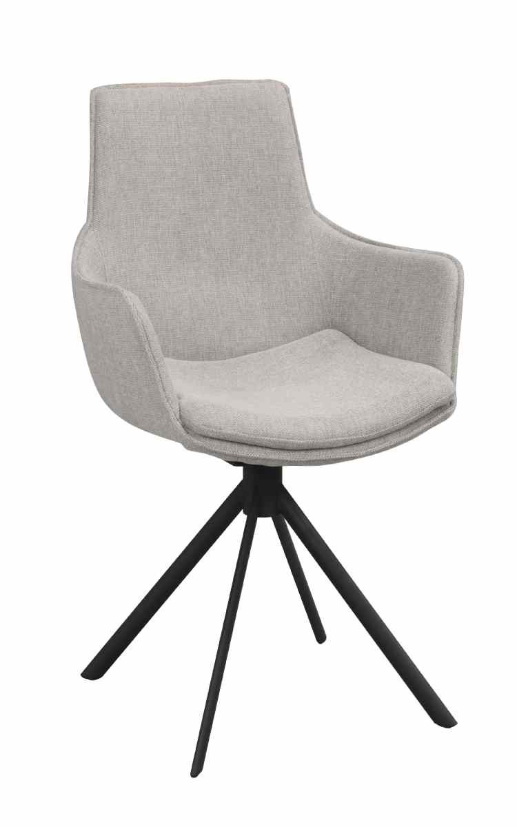 Rowico - Lowell drejestol med arm i stof