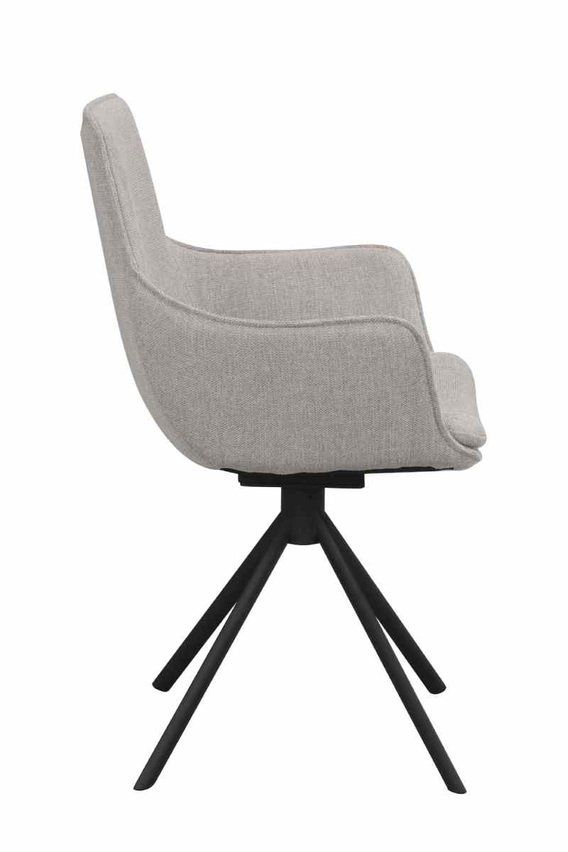 Rowico - Lowell drejestol med arm i stof