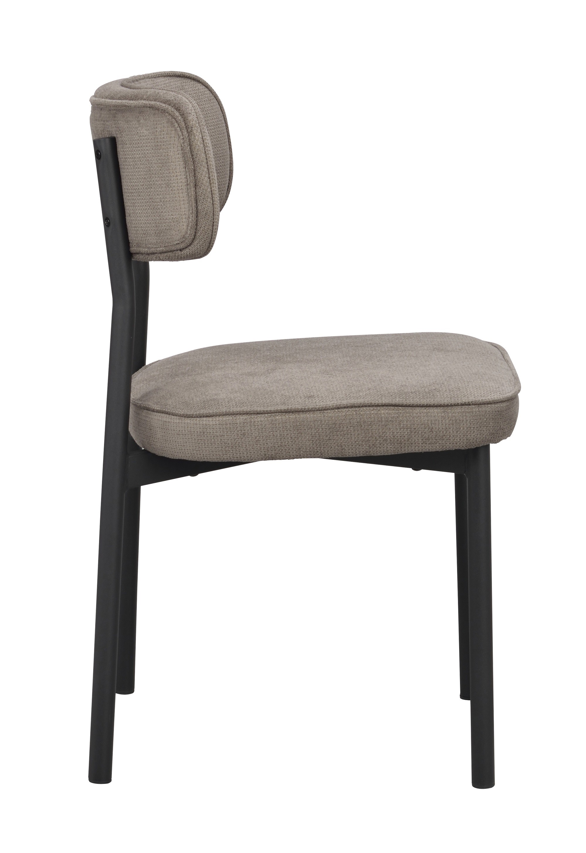 Paisley spisebordsstol sorte ben og 2 farver