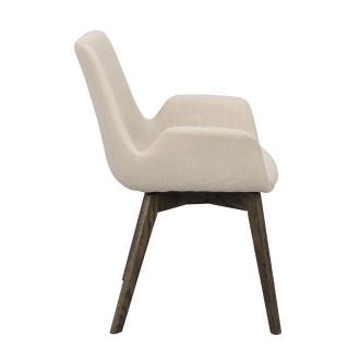 Drimsdale spisebordsstol Beige med 3 stelfarver, Rowico