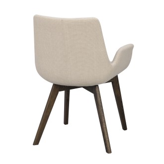 Drimsdale spisebordsstol Beige med 3 stelfarver, Rowico