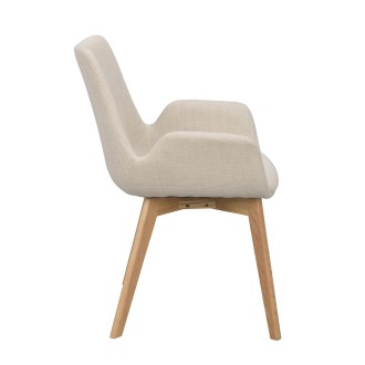 Drimsdale spisebordsstol Beige med 3 stelfarver, Rowico