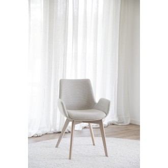 Drimsdale spisebordsstol Beige med 3 stelfarver, Rowico