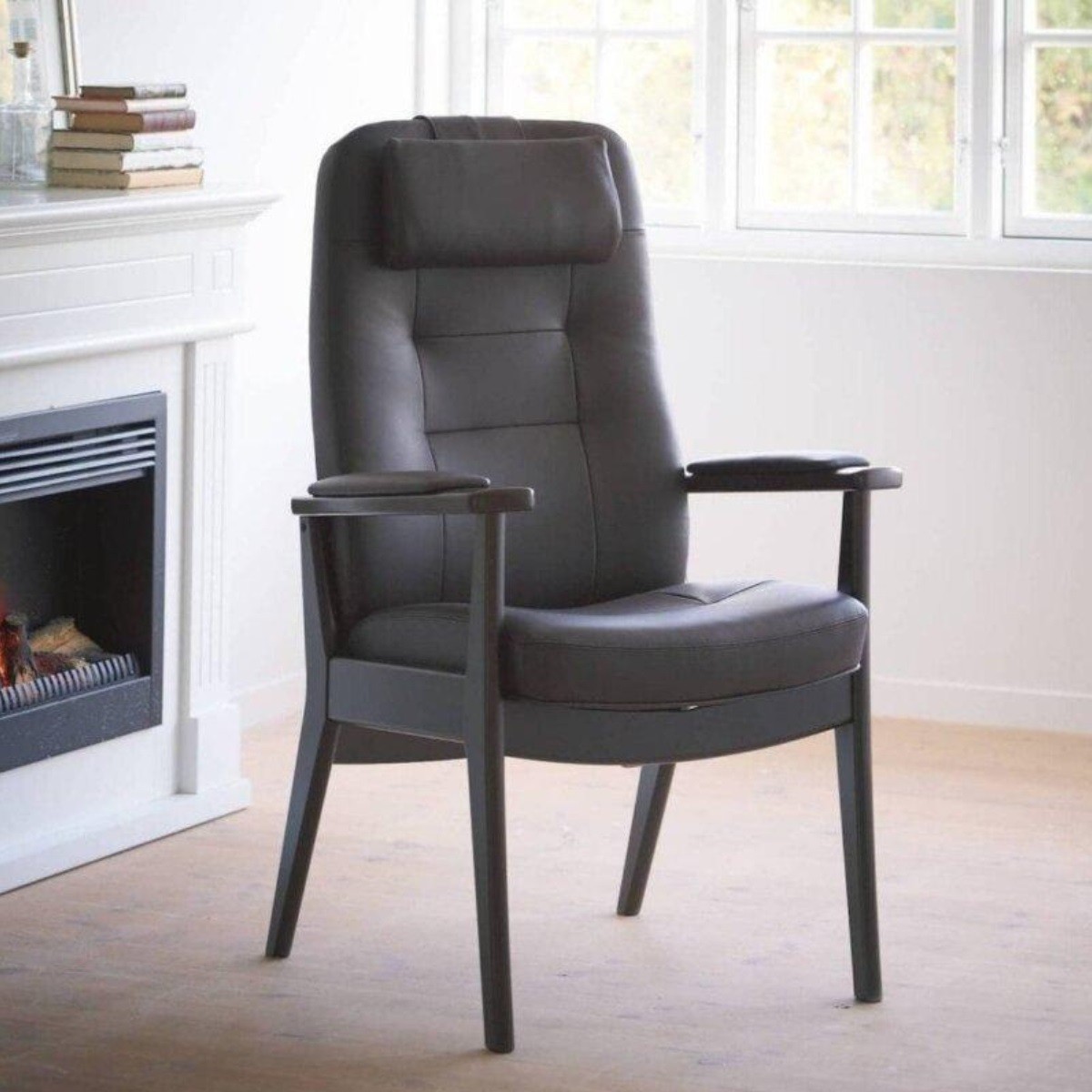 Farstrup Plus 5920 Medium hvilestol læder