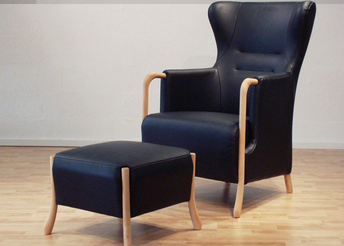 Claudia lænestol fra Stouby - Læder