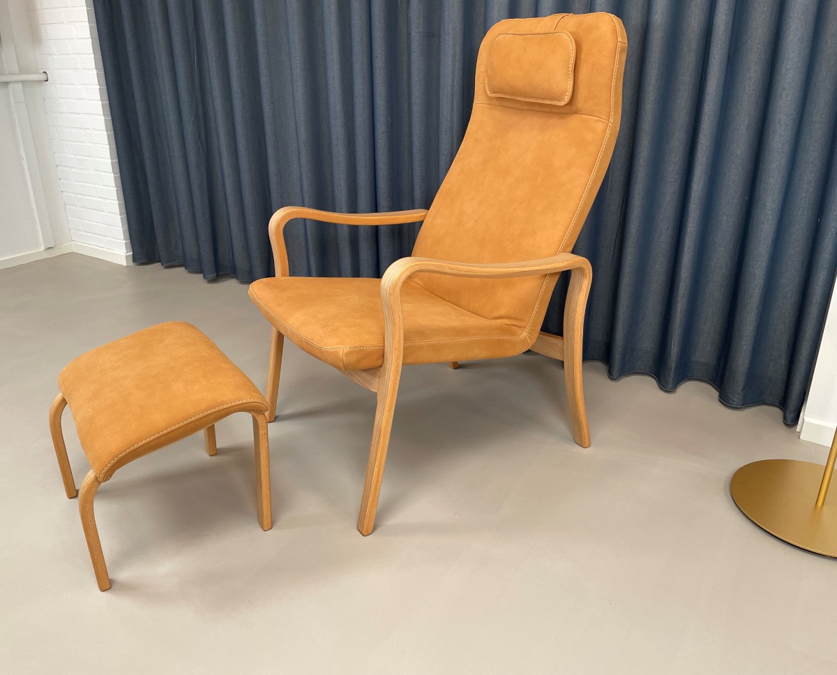 Lænestol Point med fodskammel