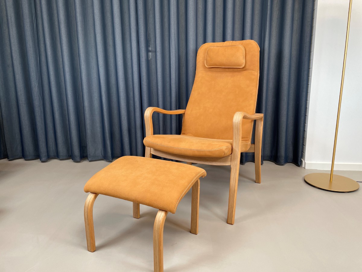 Lænestol Point med fodskammel