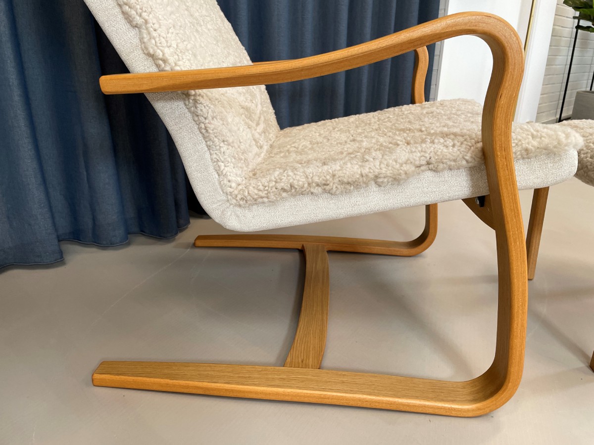 Lænestol Carat med fodskammel  Udstillingsmodel