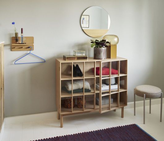 Silo Skammel, grå/sand