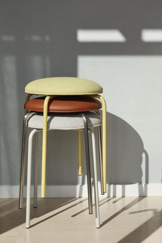 Stack Skammel, nikkel, brun