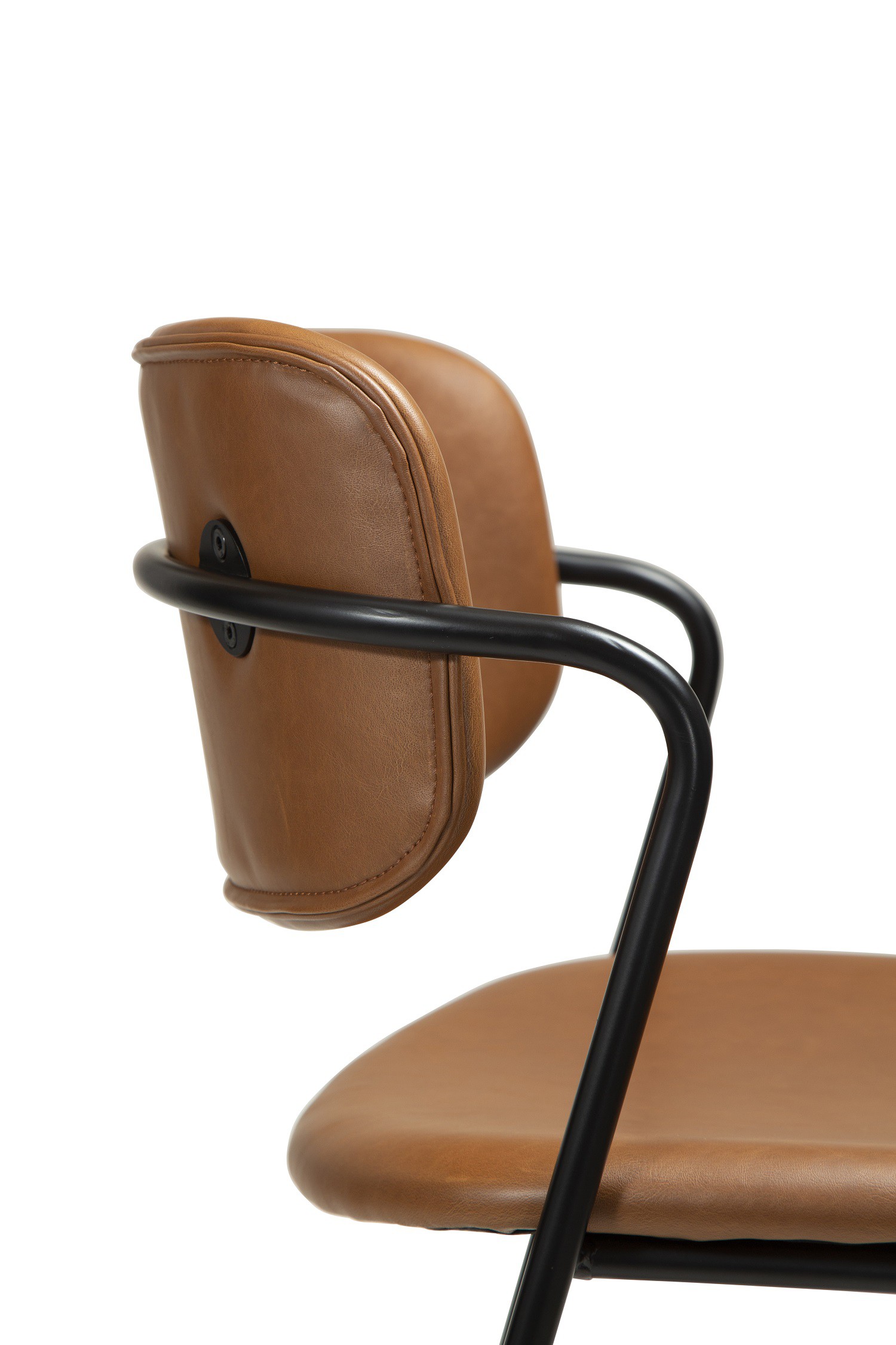 ZED barstol kunstlæder lysebrun