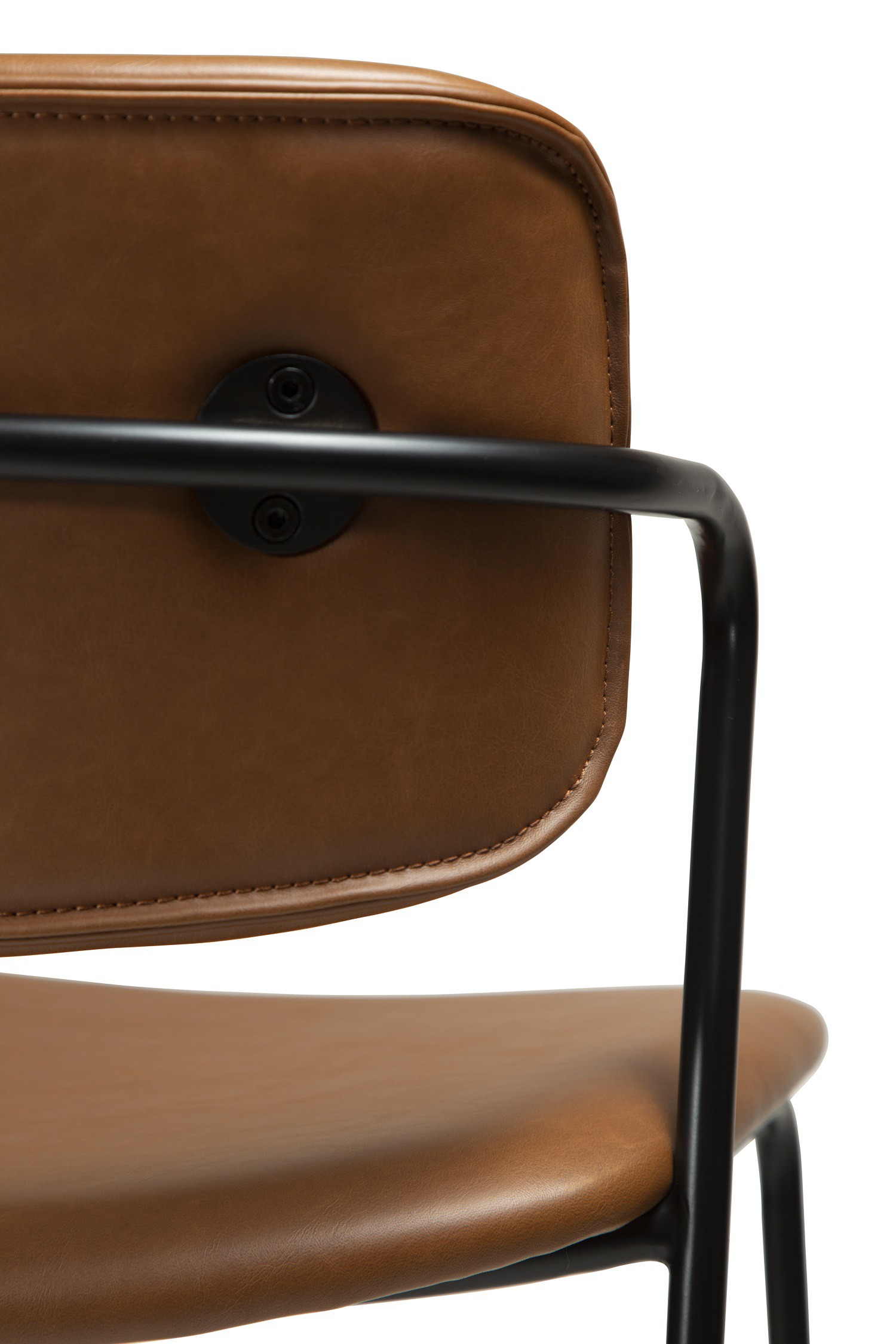 ZED barstol kunstlæder lysebrun