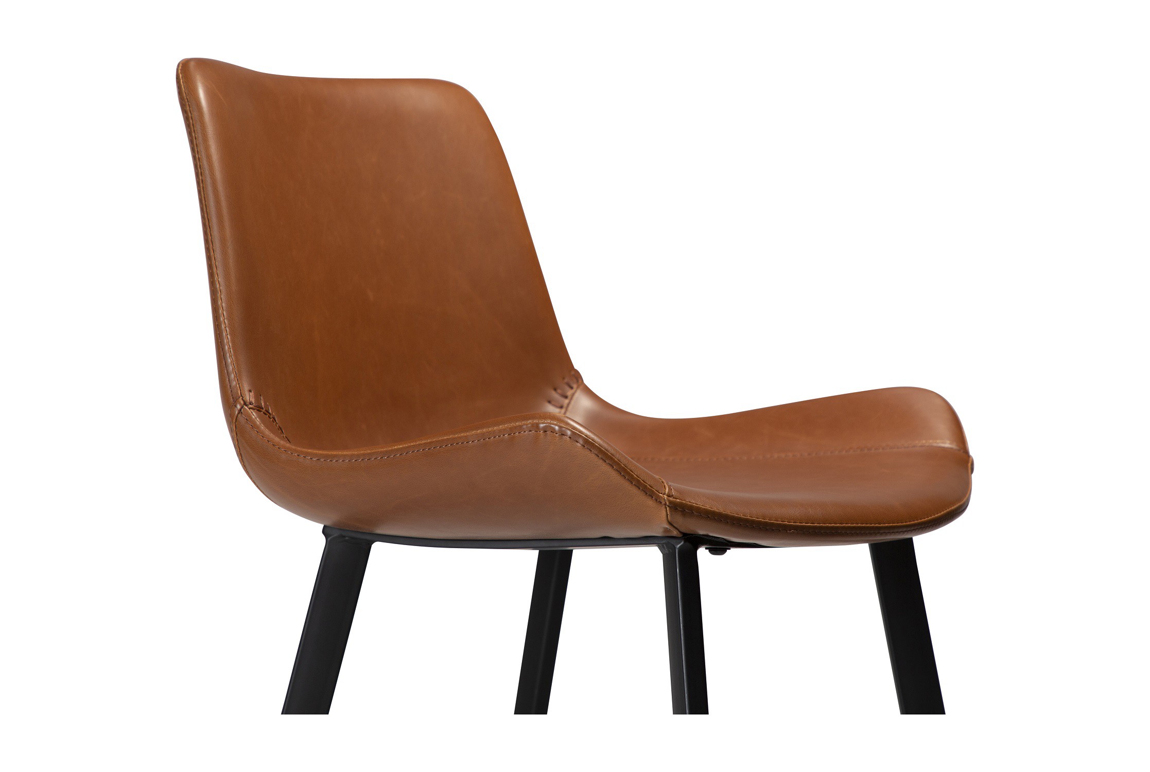 HYPE barstol kunstlæder lysebrun