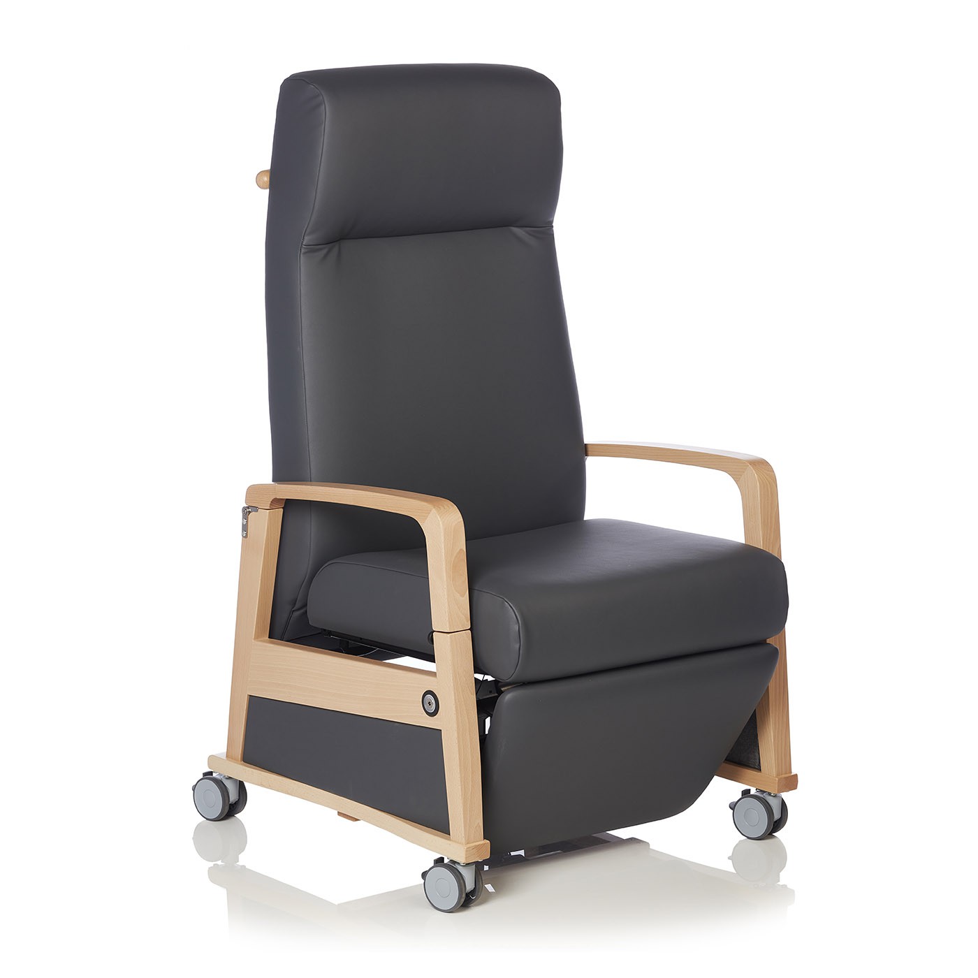 Schou Andersen 7031KFM Hvilestol med sædeløft - kunstlæder