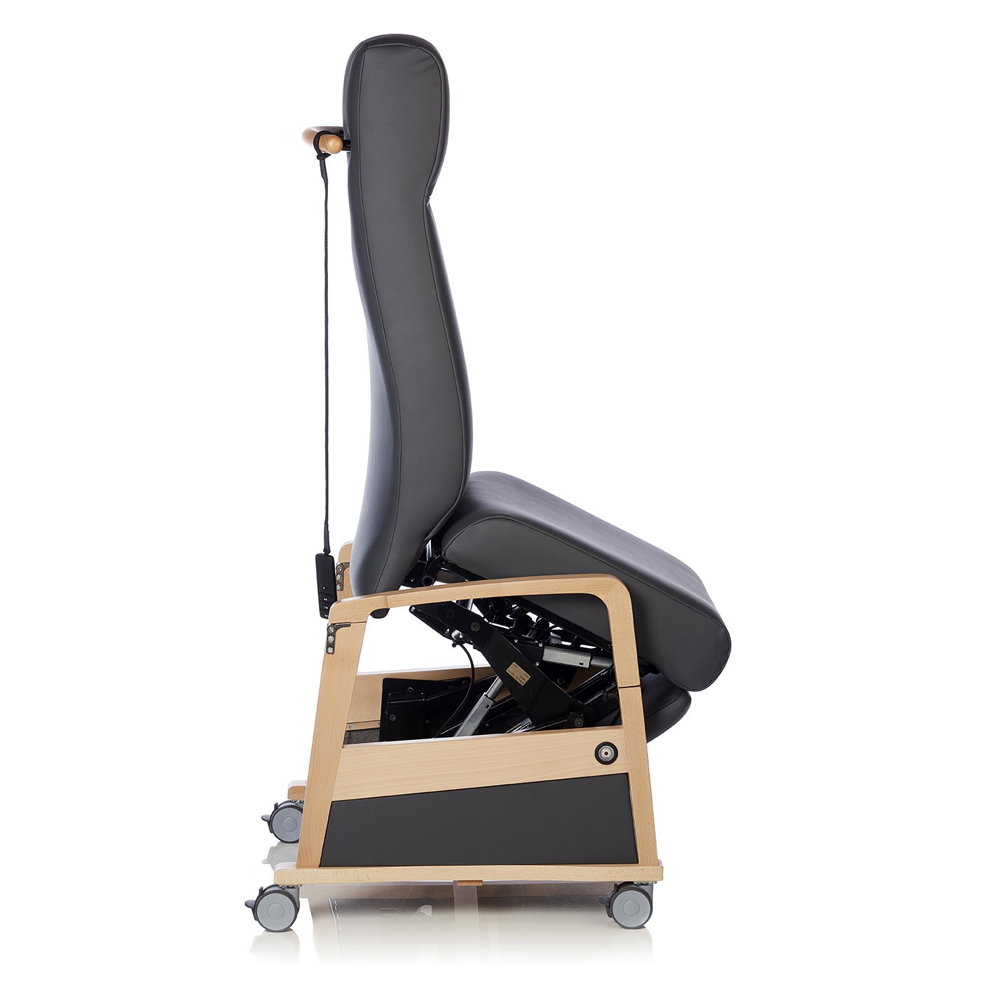 Schou Andersen 7031KFM Hvilestol med sædeløft - kunstlæder