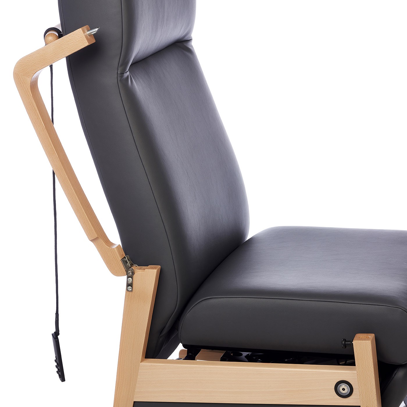 Schou Andersen 7031KFM Hvilestol med sædeløft - kunstlæder