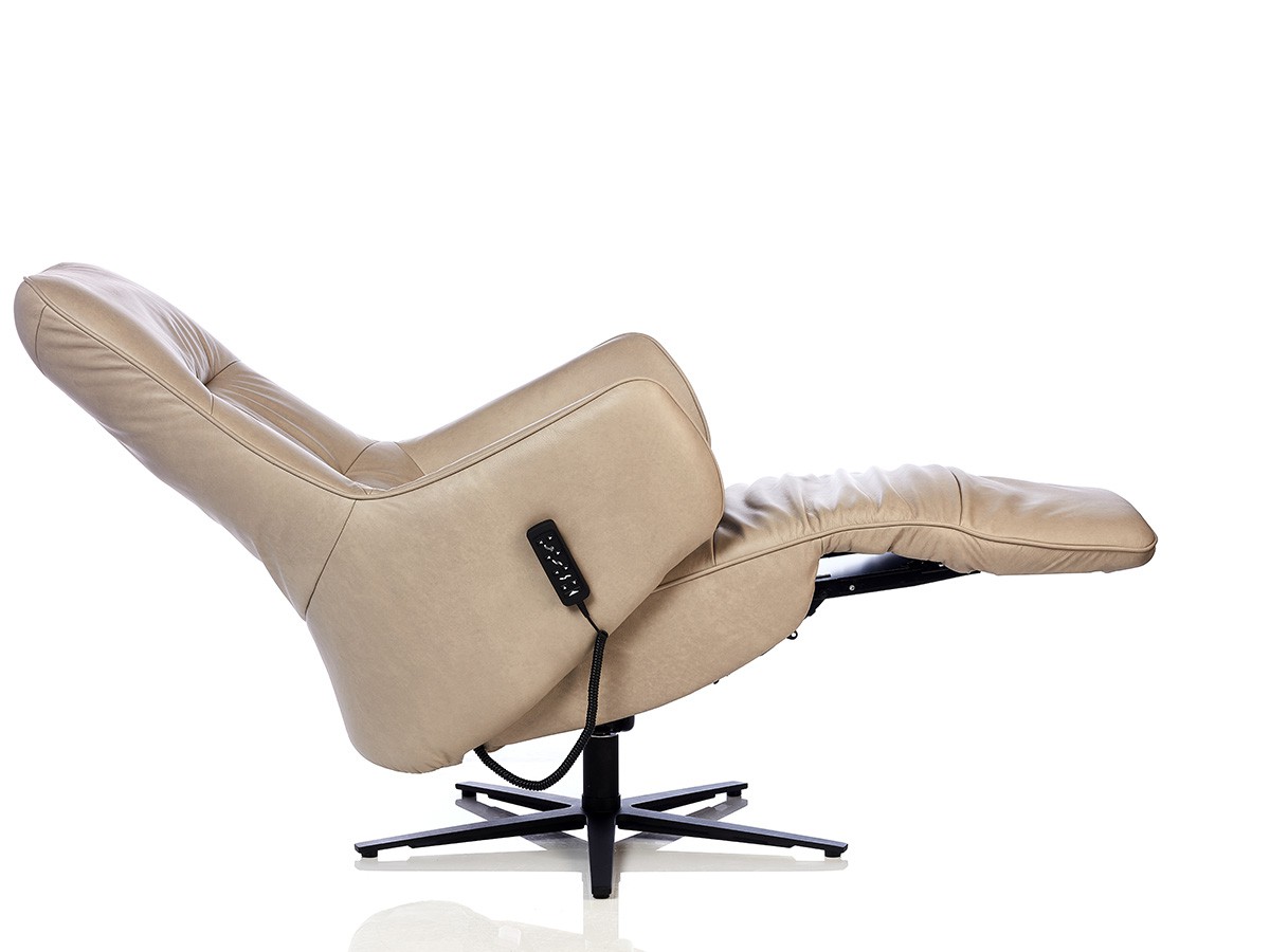 Himolla S-lounger 7364 recliner lænestol med batteri - læder Udstillingsmodel