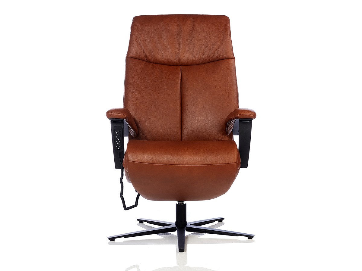 Himolla Cozyform 7261 Nyborg lænestol med el-funktion i læder - Udstillingsmodel