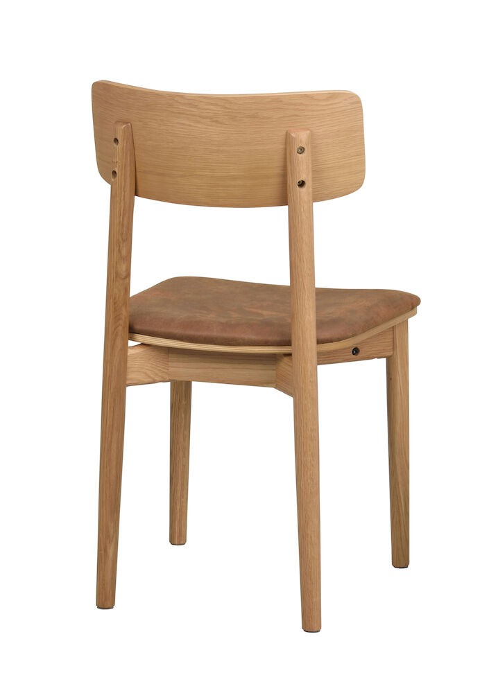 Wolcott Spisebordsstol, naturolieret eg