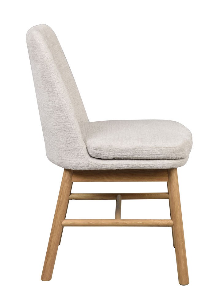 Amesbury Spisebordsstol, lys beige, eg