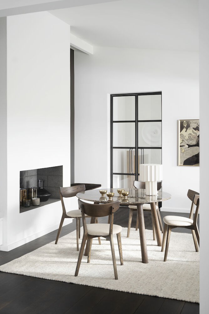 Rowico Ami spisebordsstol -  brunbejdset eg